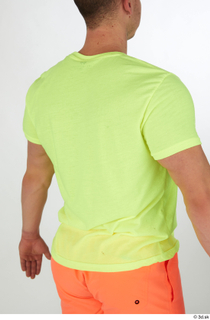 Joel dressed sports upper body yellow t shirt 0006.jpg